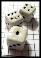 Dice : Dice - 6D Pipped - White Ceramic Japan Dice - Ebay Feb 2011